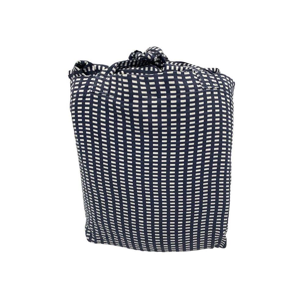 Bobby Berk 100% Cotton 400TC Sheet Set Navy Dash